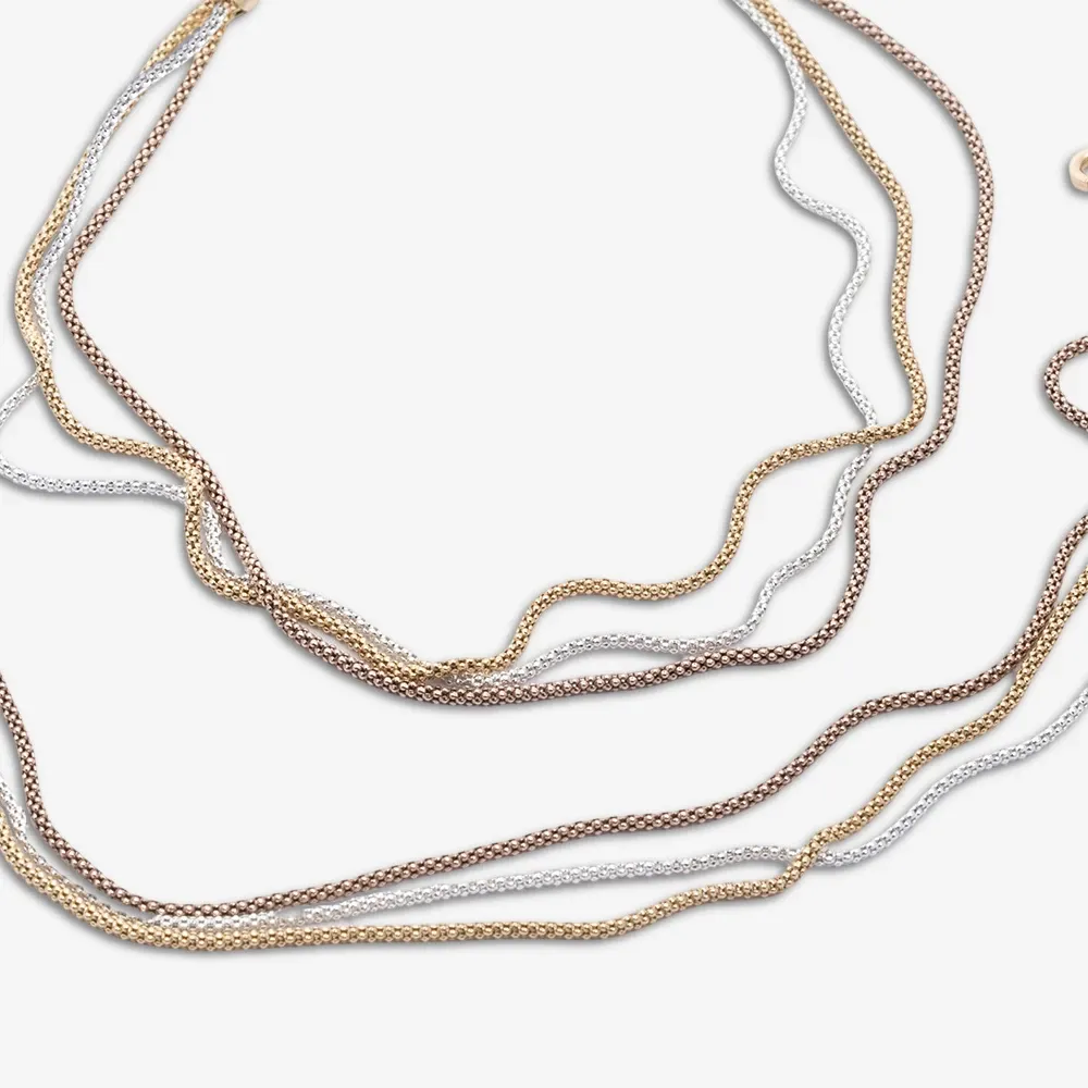 Tricolor Chain Anklet
