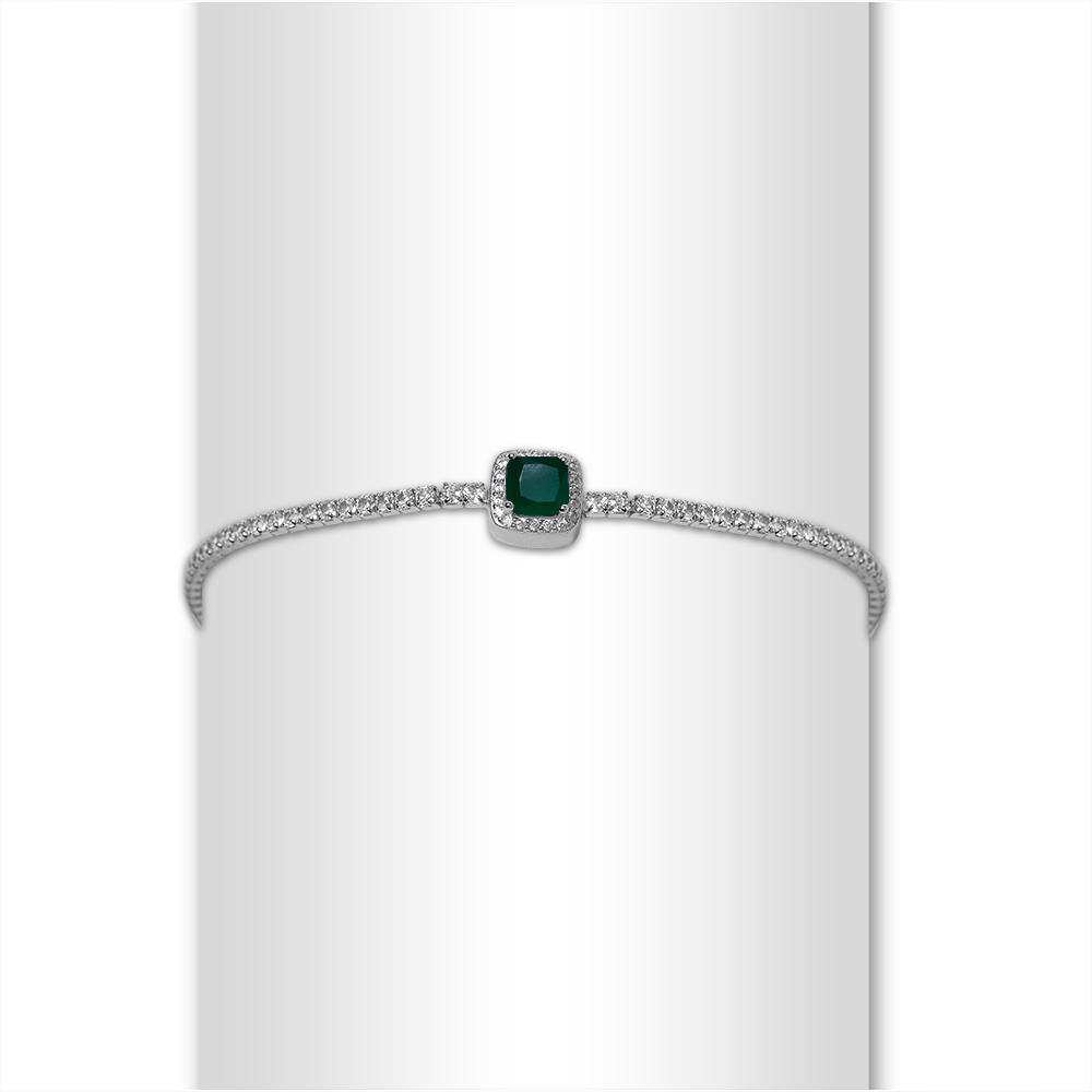 Regalia Gem Tennis Bracelet (Green) Regalia Gem Tennis Bracelet (Green)
