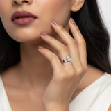 Azure Blaze Dual-Stone Ring