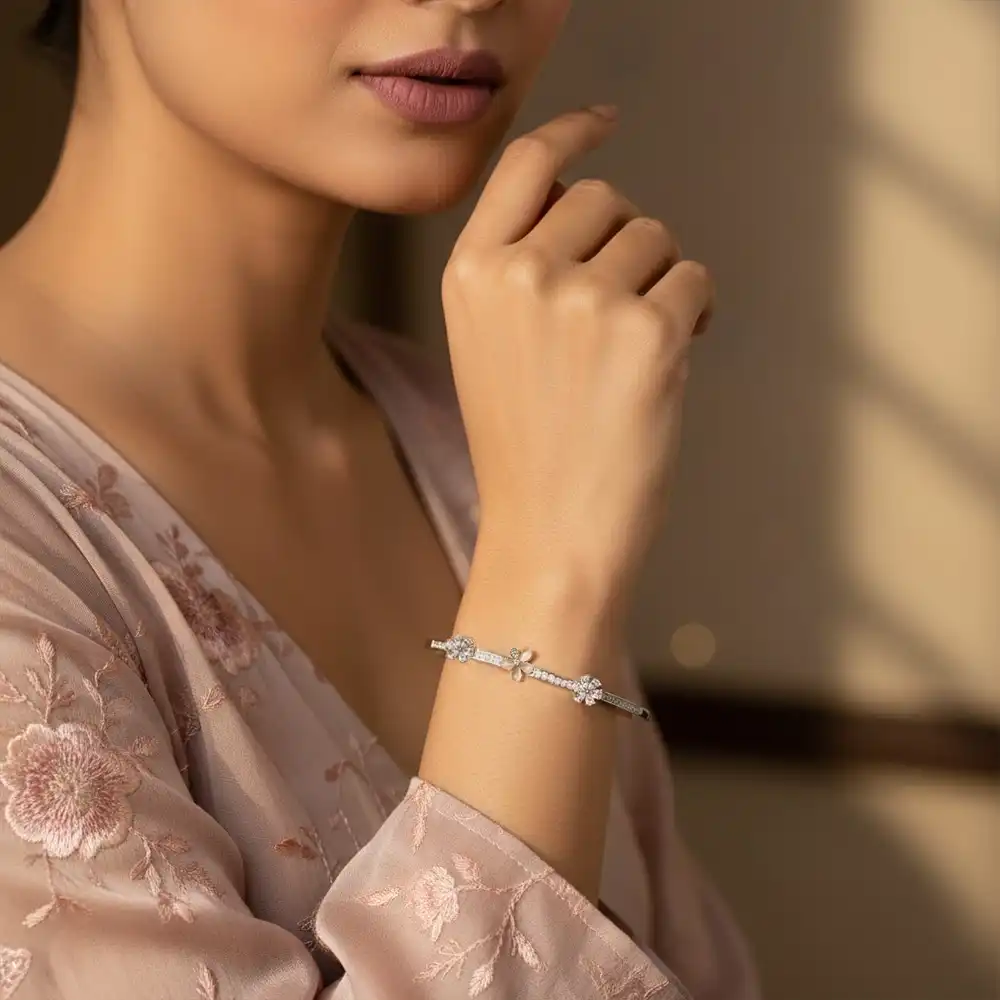 Blooming Grace Floral Bracelet