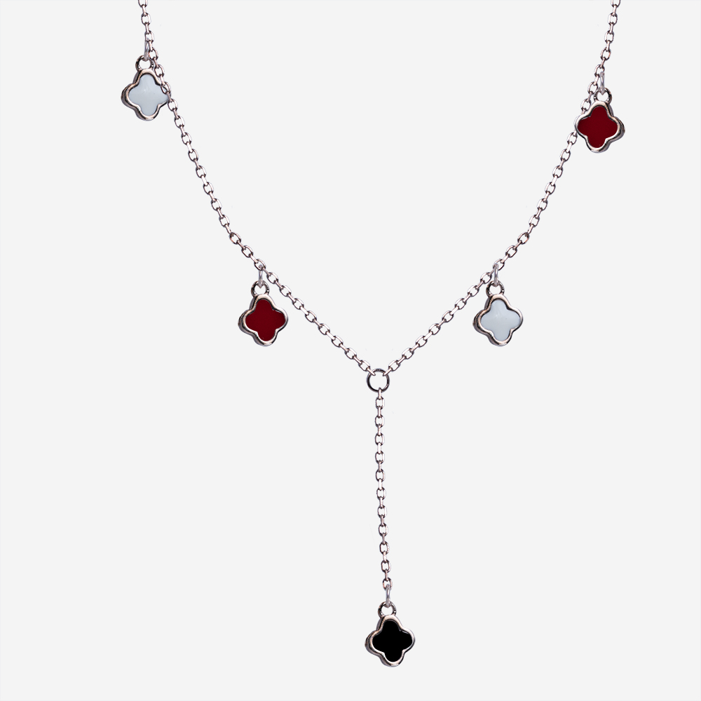 Clover Charm Y Necklace 3