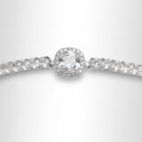 Cushion Sparkle Tennis Bracelet 3