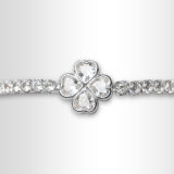 Clover Spark CZ Band Bracelet 3