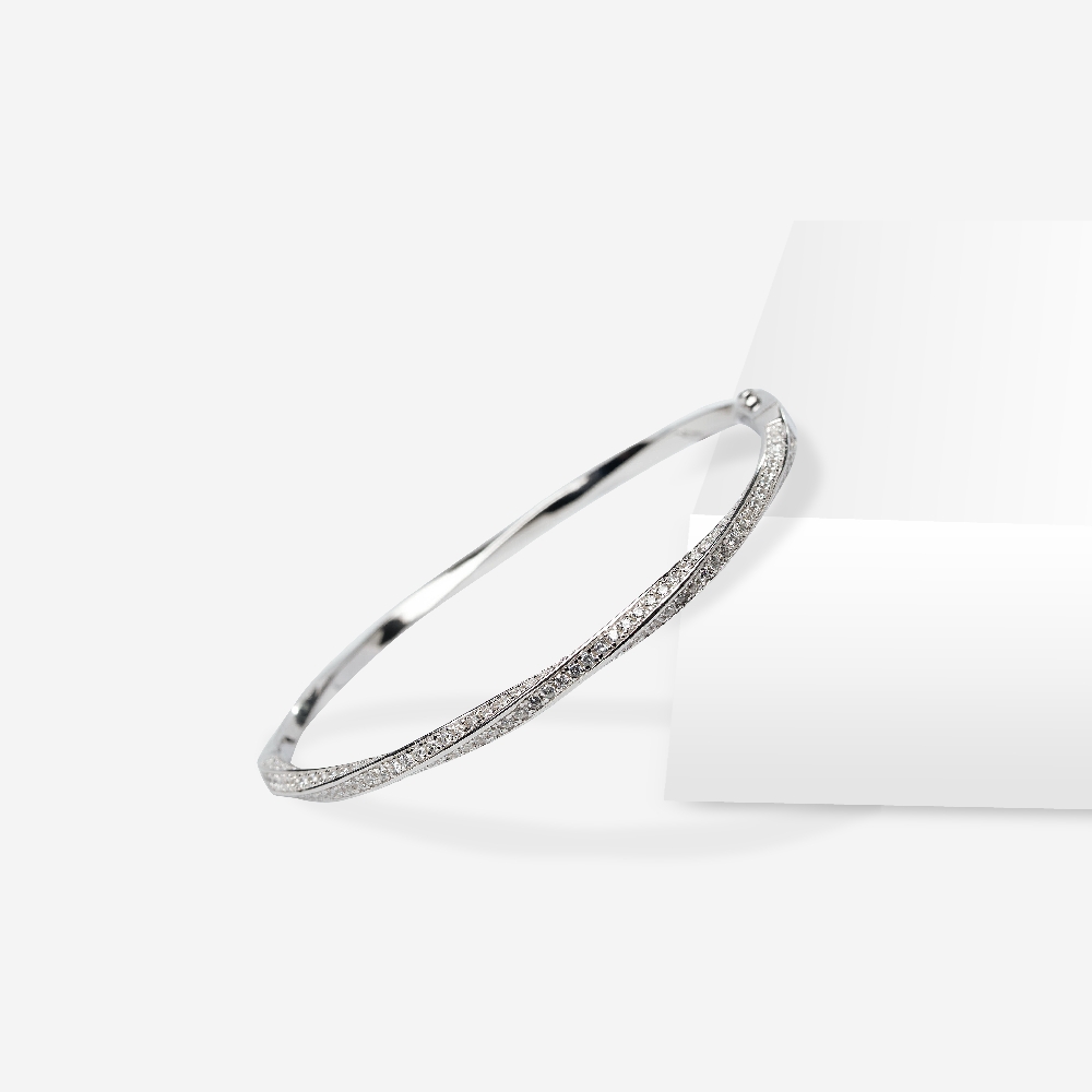 Twilight Gleam CZ Bracelet - Silver 1 Twilight Gleam CZ Bracelet - Silver 1