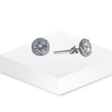 Ethereal Halo Zircon Studs 1