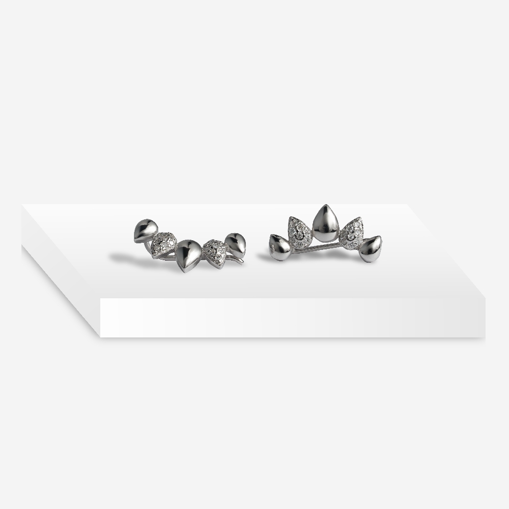 TearDrop Shine Ear Climbers