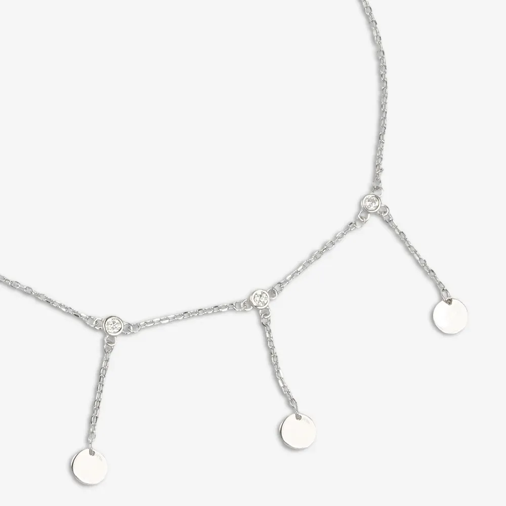 Luna Drop Disc Anklet