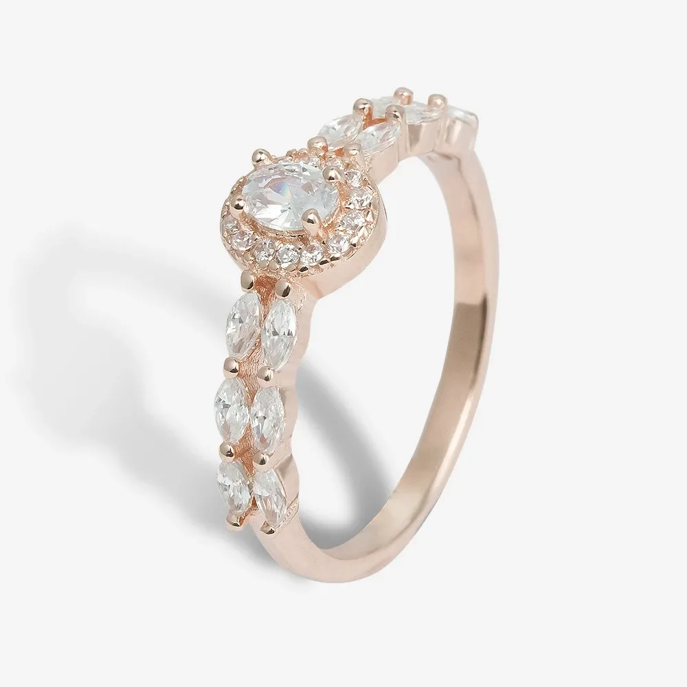 Grace Oval Sparkle Ring