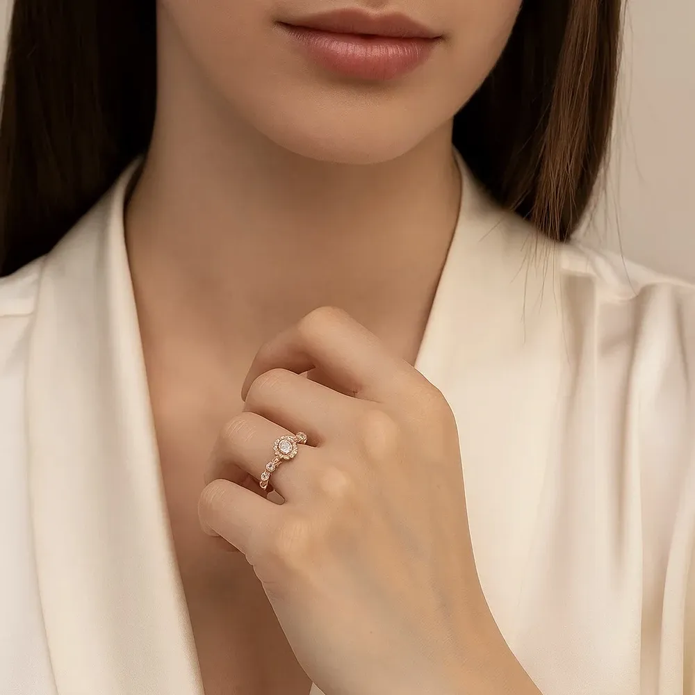 Grace Oval Sparkle Ring
