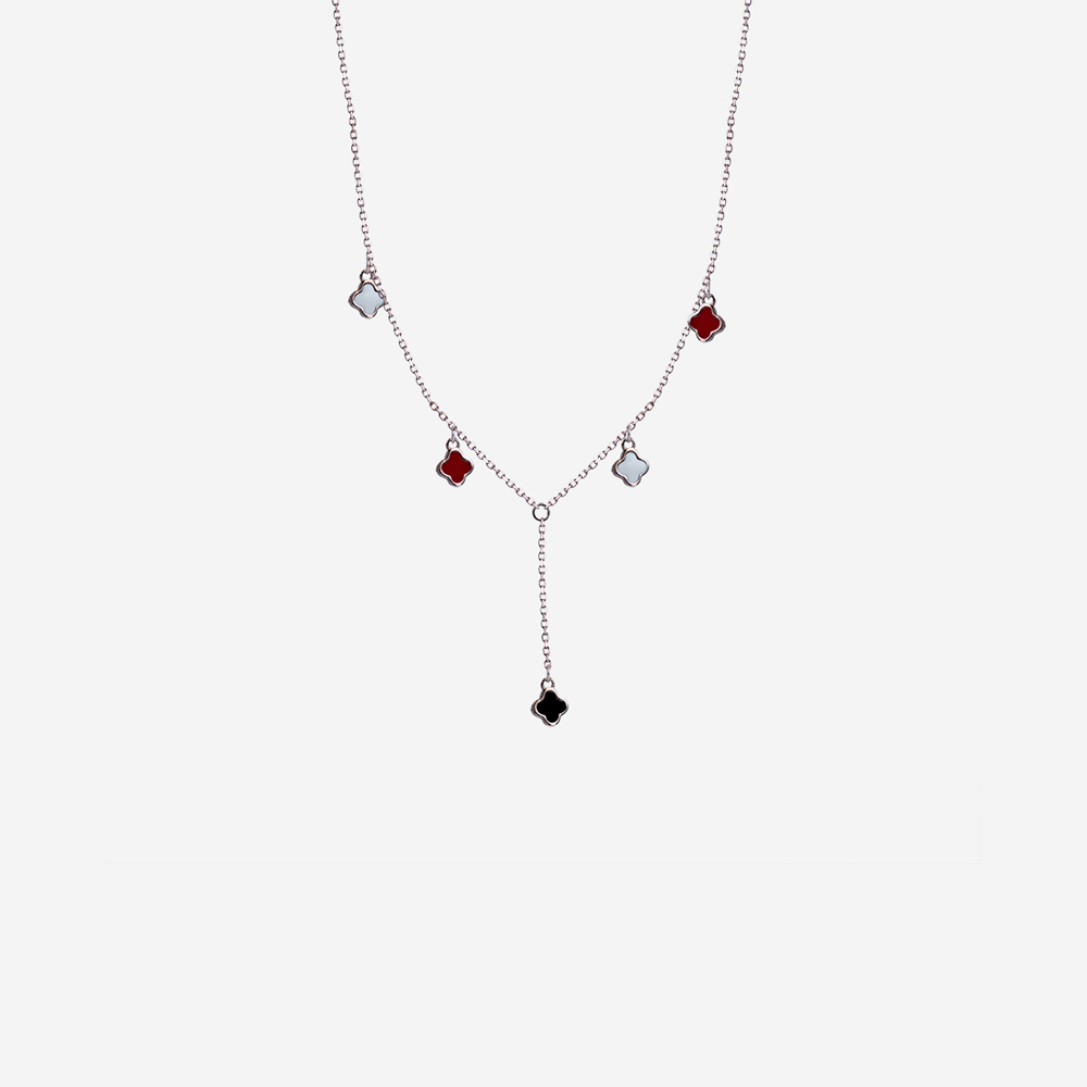Clover Charm Y Necklace 1 Clover Charm Y Necklace 1