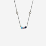Trinity Tones Gemstone Necklace 1